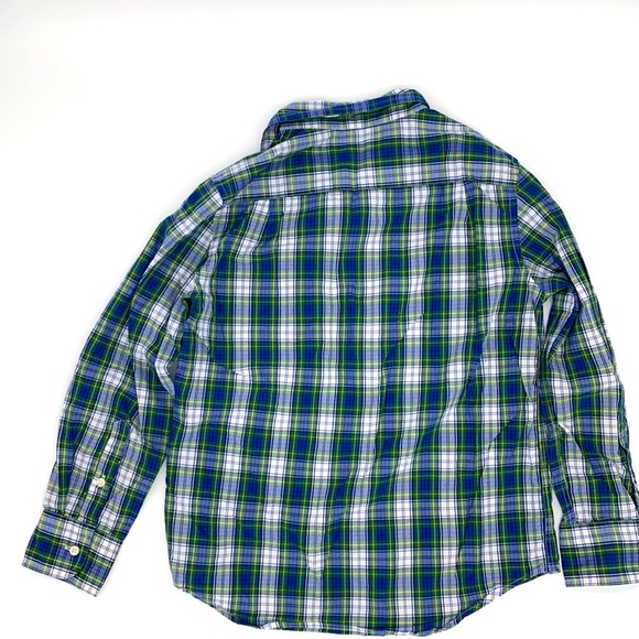 CREWCUTS Check Button Down Shirt Boys 10 - Picture 2 of 7